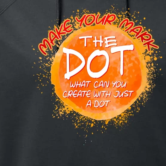 Make Your Mark The Dot Splatter Performance Fleece Hoodie