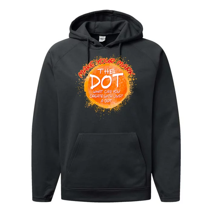 Make Your Mark The Dot Splatter Performance Fleece Hoodie