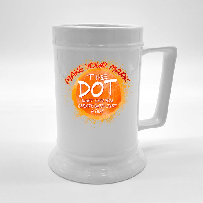 Make Your Mark The Dot Splatter Front & Back Beer Stein