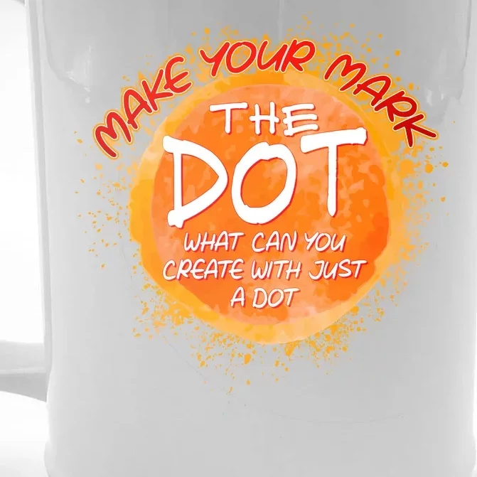 Make Your Mark The Dot Splatter Front & Back Beer Stein