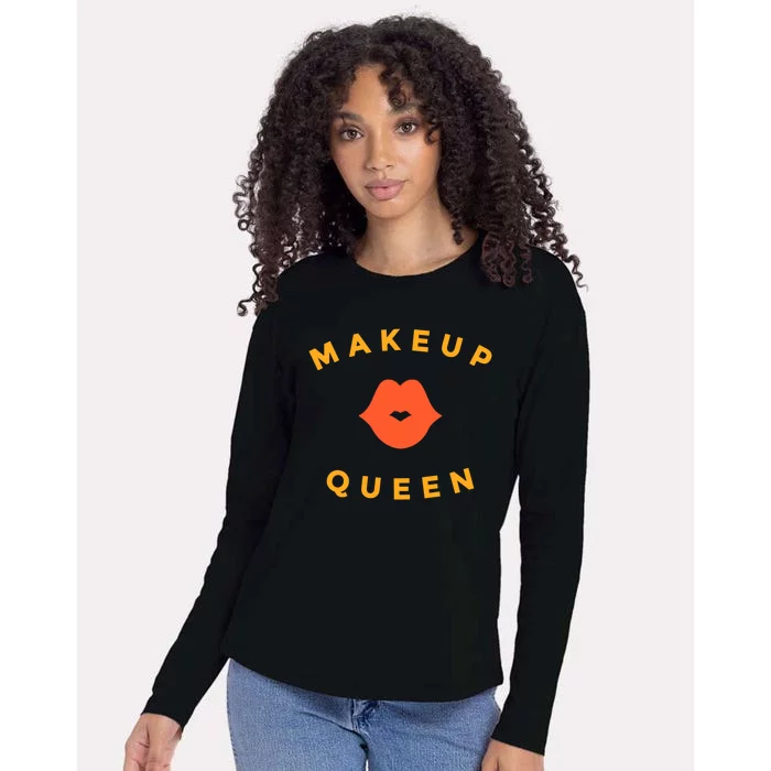 Makeup Queen Womens Cotton Relaxed Long Sleeve T-Shirt