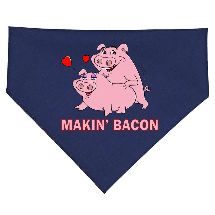 Makin' Bacon Pigs In Love USA-Made Doggie Bandana