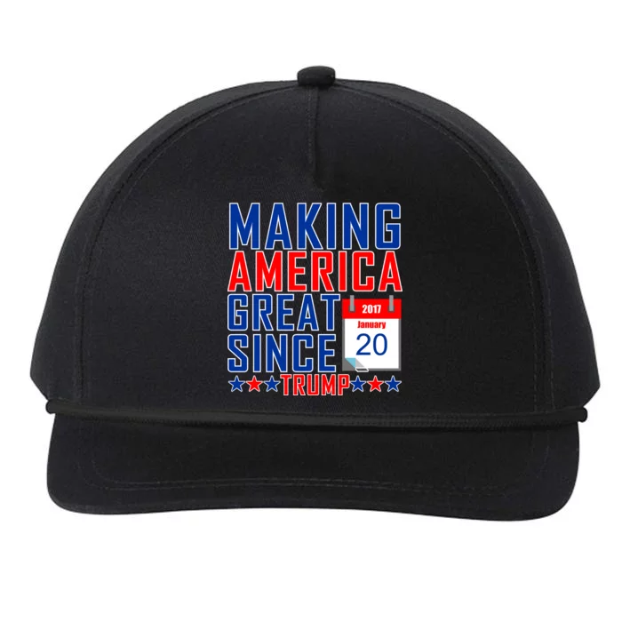 Making America Great Since 2017 Trump Inauguration Day Snapback Five-Panel Rope Hat