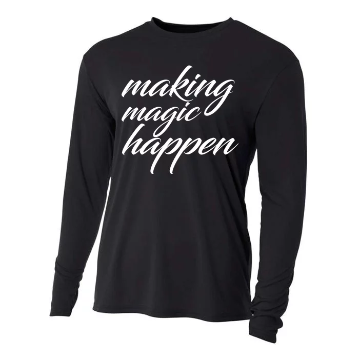 Making Magic Happen Cooling Performance Long Sleeve Crew