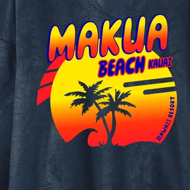 Makua Beach Hooded Wearable Blanket