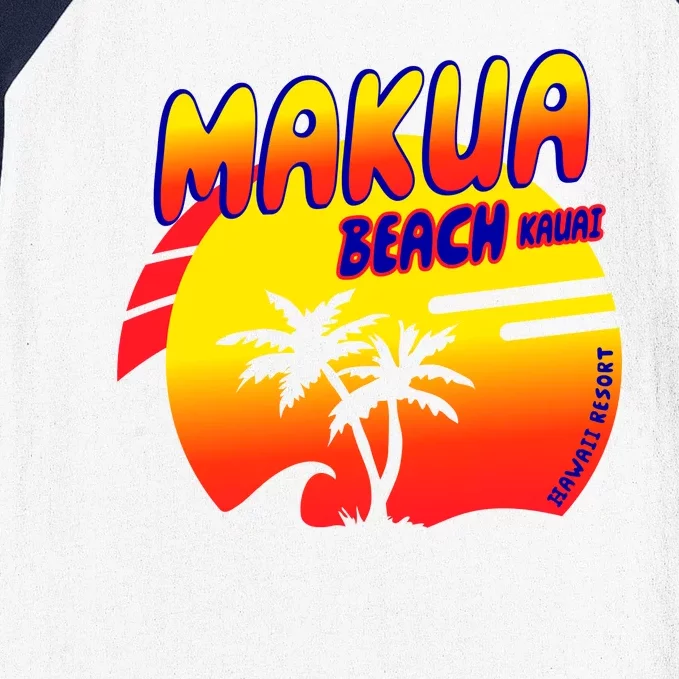 Makua Beach Baseball Sleeve Shirt