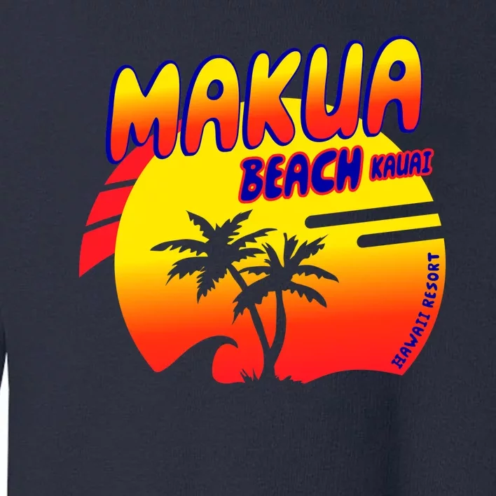 Makua Beach Toddler Sweatshirt