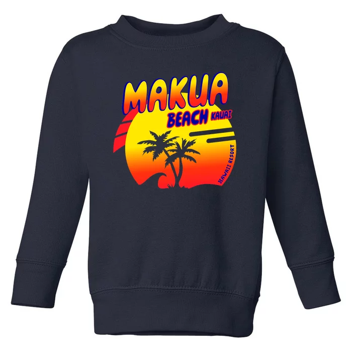 Makua Beach Toddler Sweatshirt