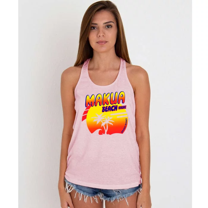 Makua Beach Women's Knotted Racerback Tank