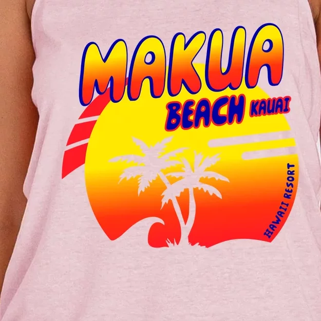 Makua Beach Women's Knotted Racerback Tank