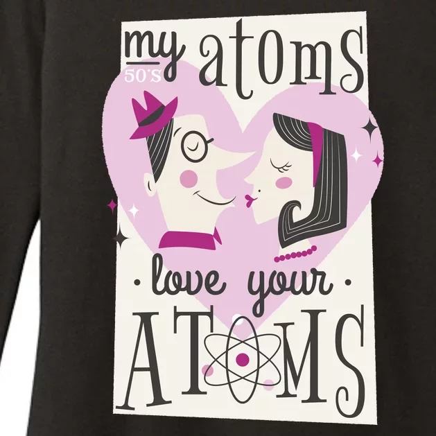 My Atoms Love Your Atoms Science Couple Womens CVC Long Sleeve Shirt