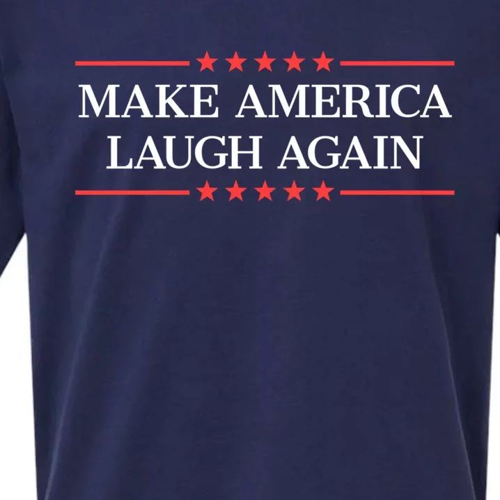 Make America Laugh Again Sueded Cloud Jersey T-Shirt