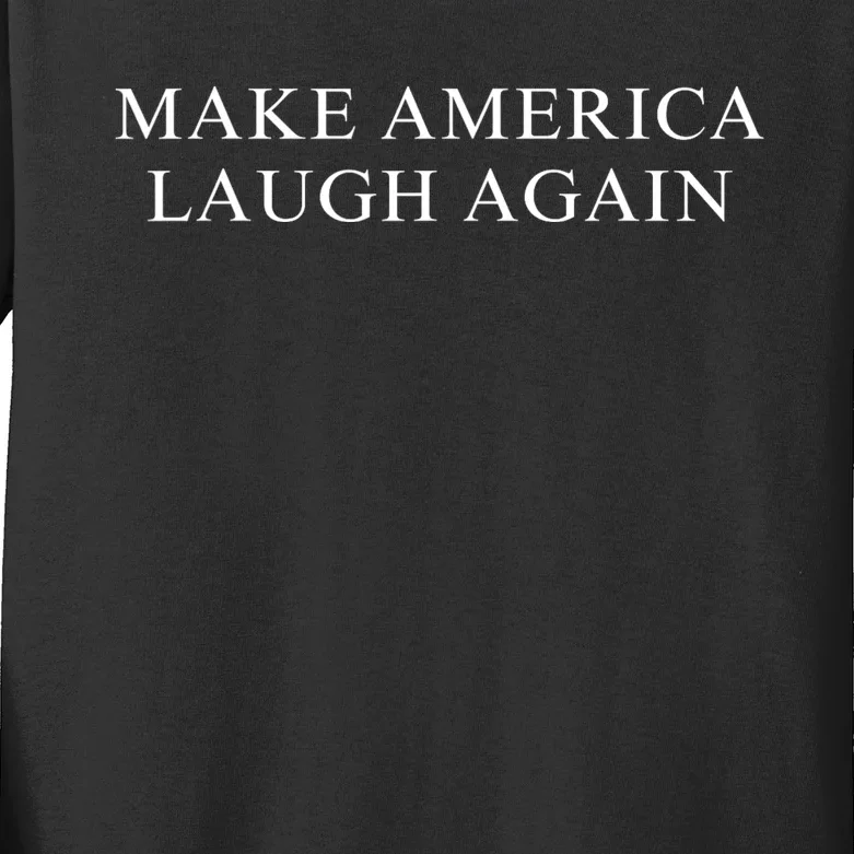 Make America Laugh Again Kamala 2024 Kids Long Sleeve Shirt