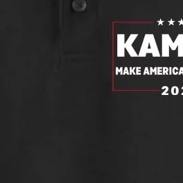 Make America Laugh Again American Flag 2024 Dry Zone Grid Performance Polo