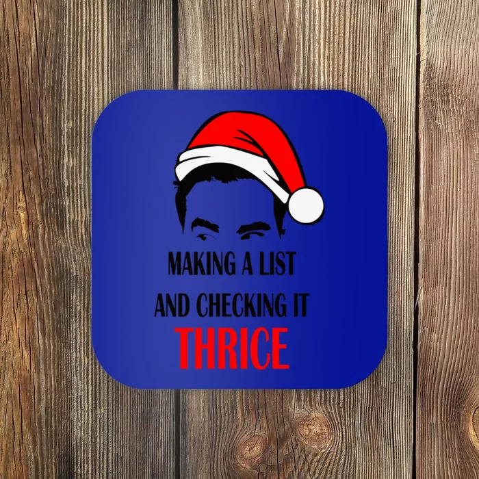 Making A List And Checking It Thrice Funny Gift Coaster