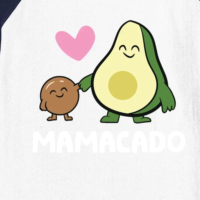 Mamacado Avocado Lover Mom Cute Avocado Mamacado Baseball Sleeve Shirt