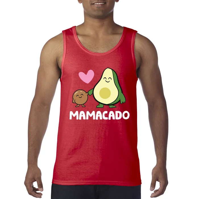 Mamacado Avocado Lover Mom Cute Avocado Mamacado Tank Top