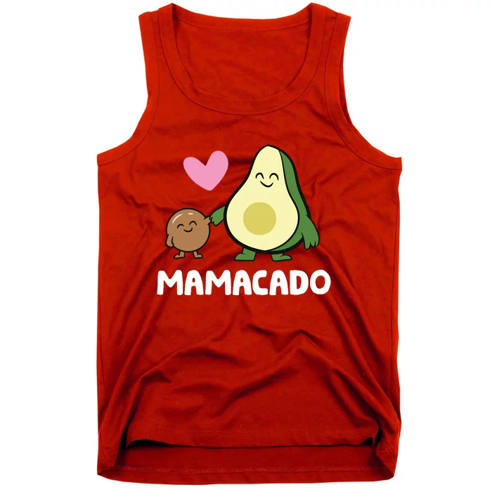 Mamacado Avocado Lover Mom Cute Avocado Mamacado Tank Top