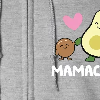 Mamacado Avocado Lover Mom Cute Avocado Mamacado Full Zip Hoodie