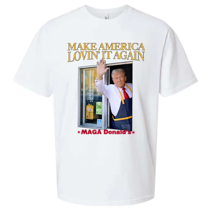 Make American Lovin It Again Funny Trump Sueded Cloud Jersey T-Shirt