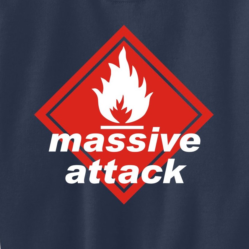 Massive Attack Logo Official Amplified Kids Sweatshirt