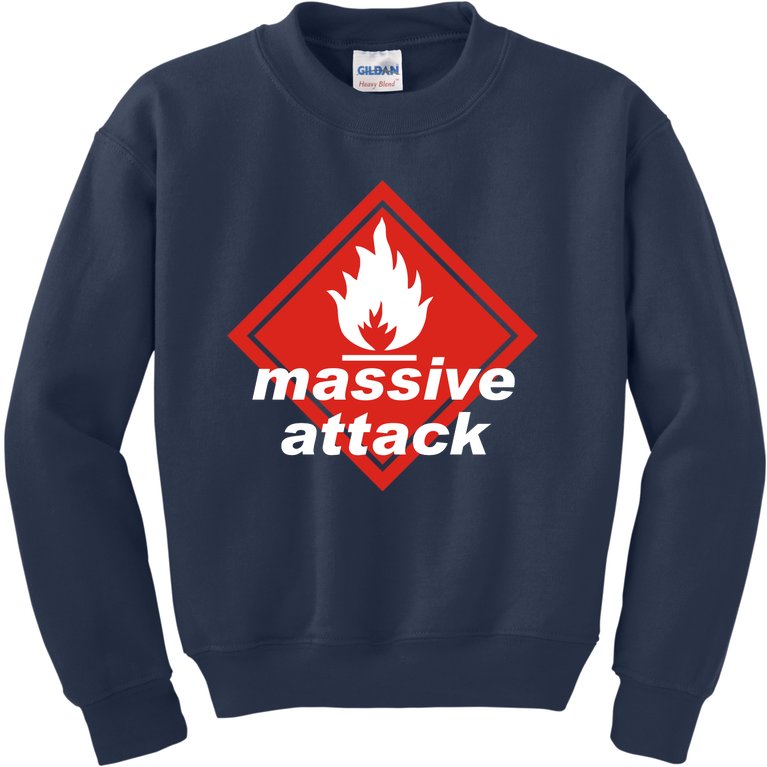 Massive Attack Logo Official Amplified Kids Sweatshirt