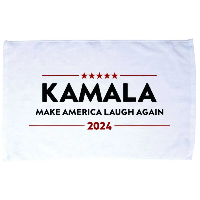 Make America Laugh Again Funny Kamala 2024 Microfiber Hand Towel