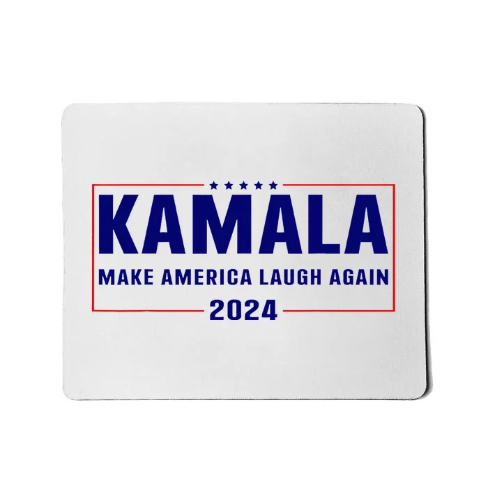 Make America Laugh Again American Flag Kamala 2024 Mousepad