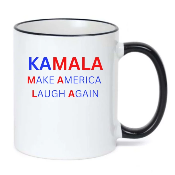 Make America Laugh Again Kamala Harris 2024 Black Color Changing Mug