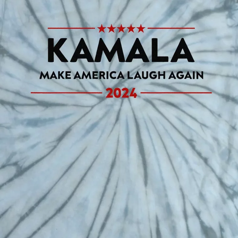 Make America Laugh Again Funny Kamala 2024 Tie-Dye T-Shirt