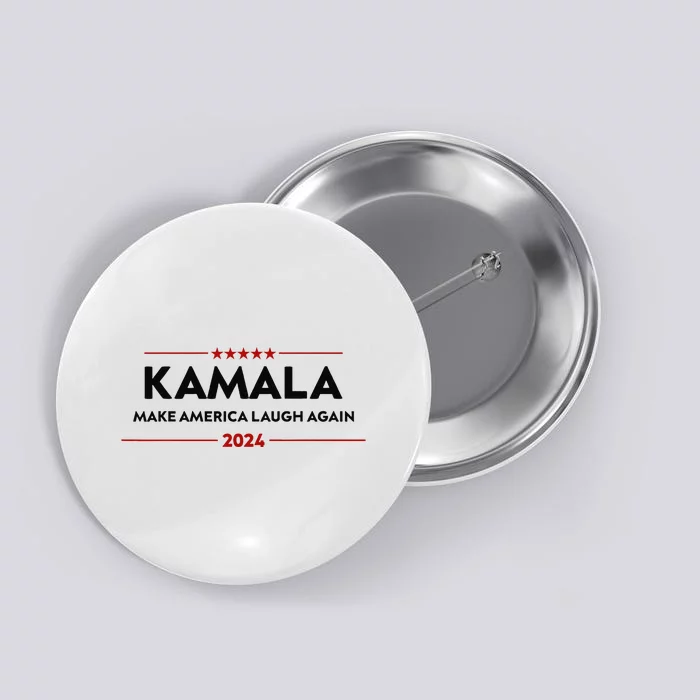 Make America Laugh Again Funny Kamala 2024 Button