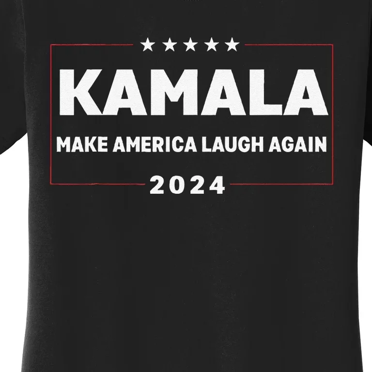 Make America Laugh Again American Flag 2024 Women's T-Shirt