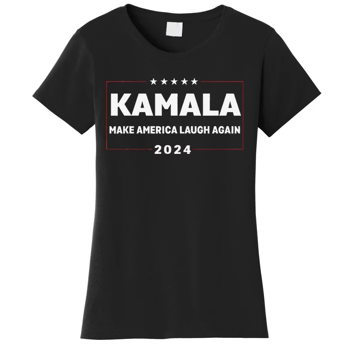 Make America Laugh Again American Flag 2024 Women's T-Shirt