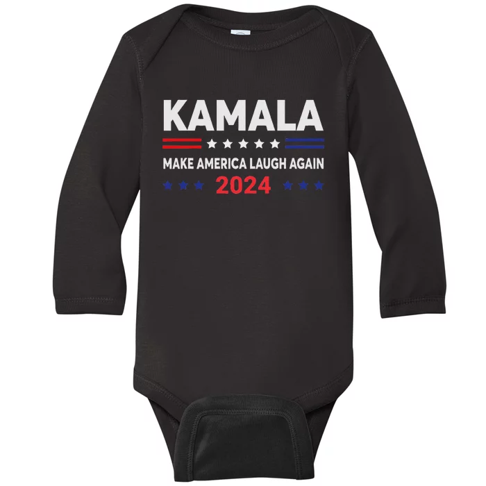 Make America Laugh Again 2024 Baby Long Sleeve Bodysuit