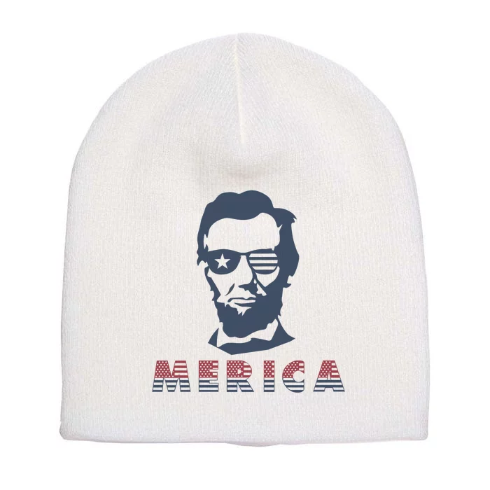 Merica Abe Lincoln Short Acrylic Beanie