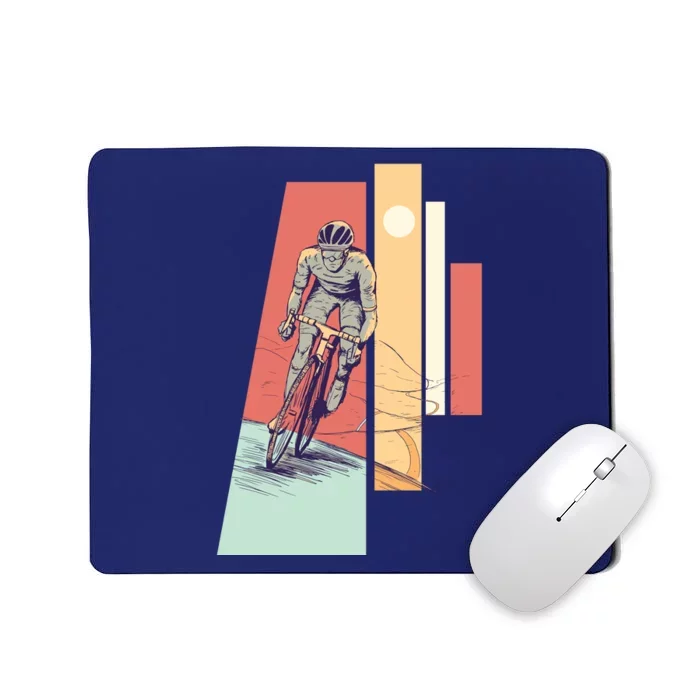 Male Cyclist Mousepad