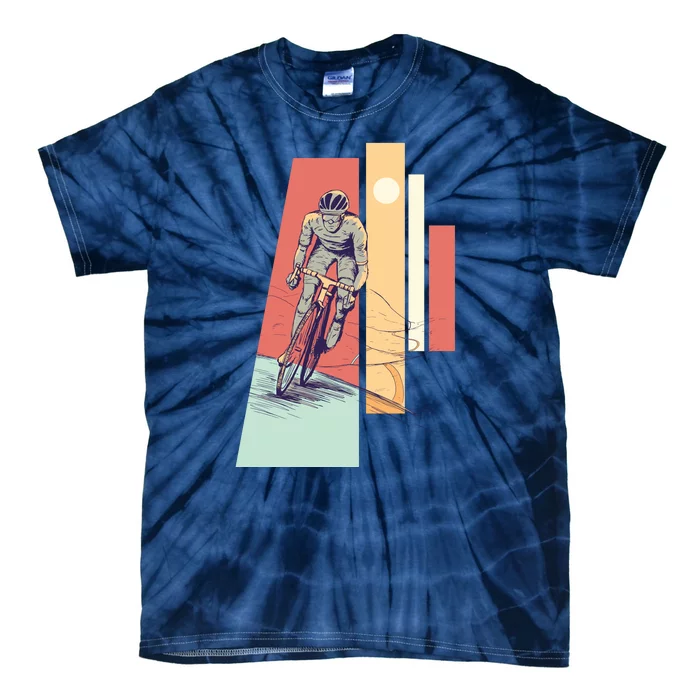 Male Cyclist Tie-Dye T-Shirt