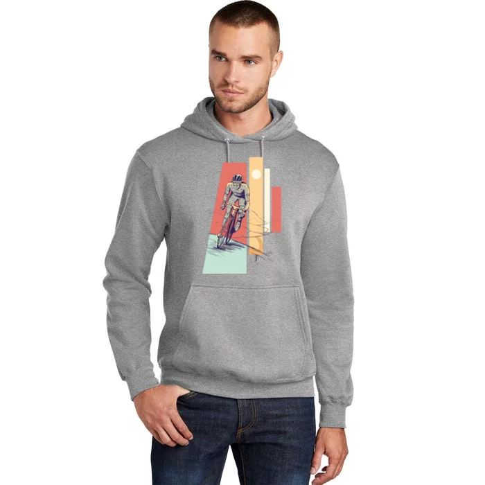 Male Cyclist Tall Hoodie