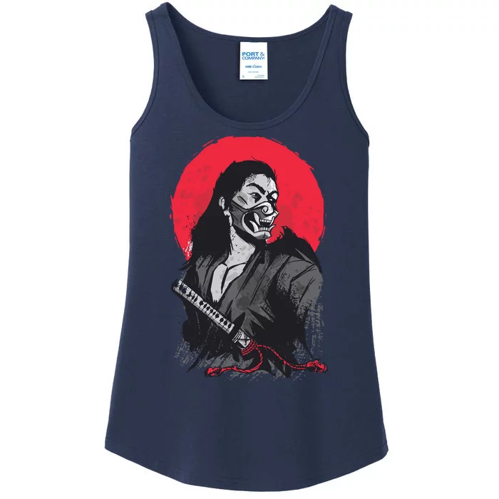 Male Japanese Warrior Ladies Essential Tank