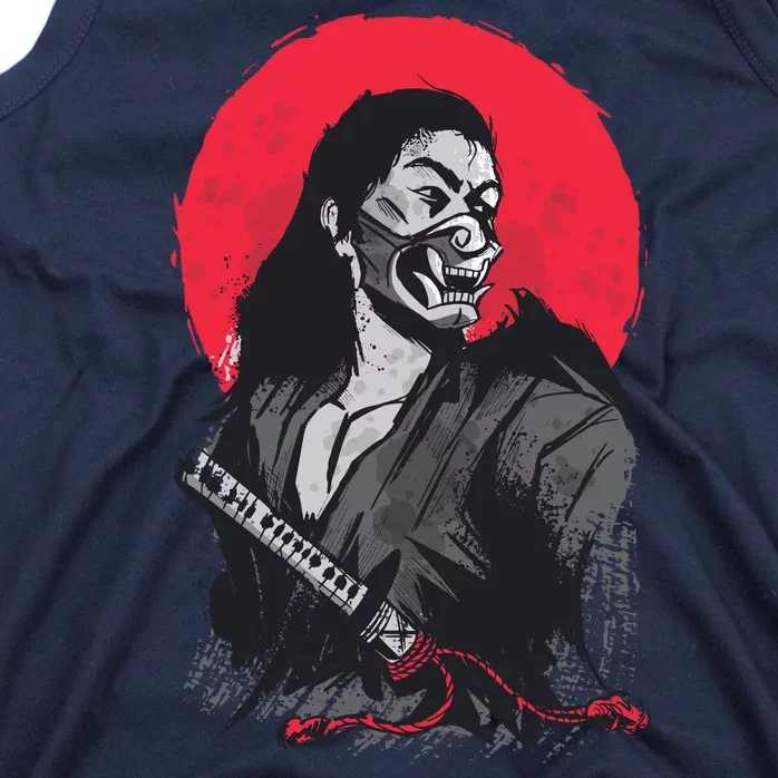 Male Japanese Warrior Tank Top