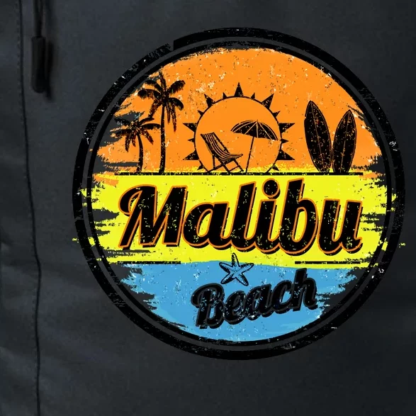 Malibu Beach Retro Circle Daily Commute Backpack