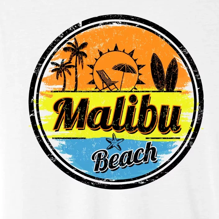 Malibu Beach Retro Circle ChromaSoft Performance T-Shirt