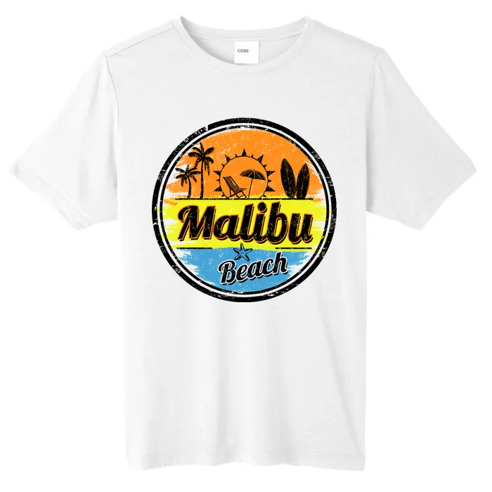 Malibu Beach Retro Circle ChromaSoft Performance T-Shirt