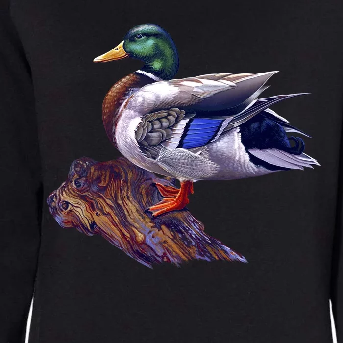 Mallard Green Head Duck Womens California Wash Sweatshirt