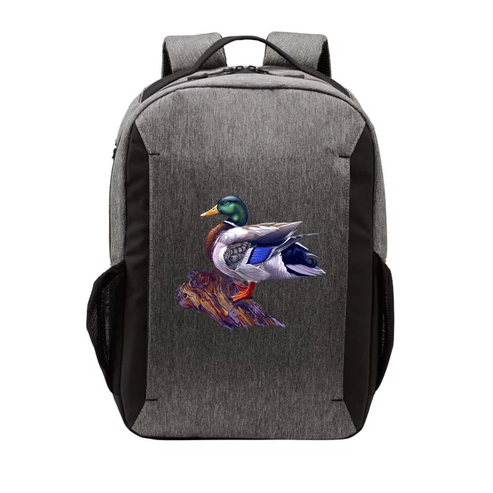 Mallard Green Head Duck Vector Backpack