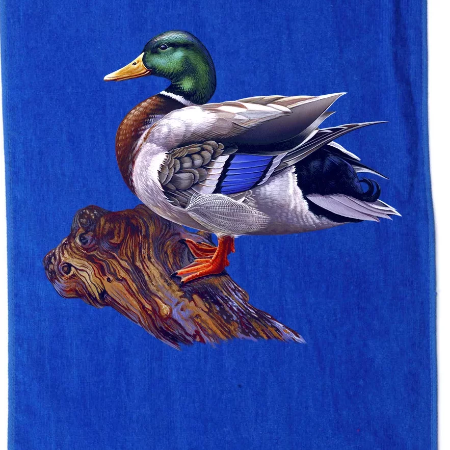 Mallard Green Head Duck Platinum Collection Golf Towel