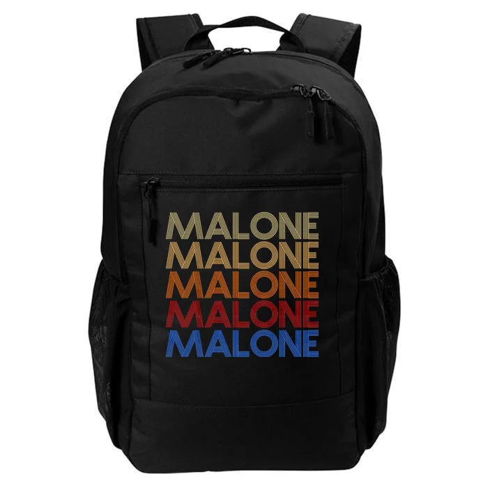 Malone Retro Vintage Style Name Daily Commute Backpack