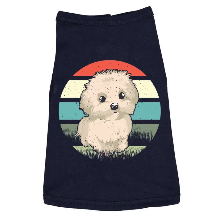 Maltese Dog Retro Doggie Tank