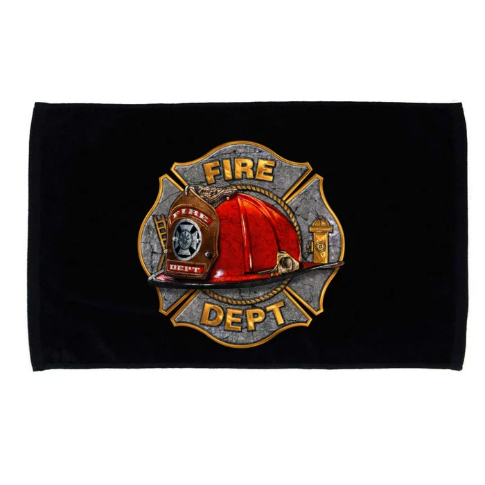 Maltese Fire Dept. Helmet Microfiber Hand Towel