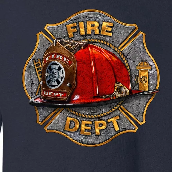 Maltese Fire Dept. Helmet Toddler Sweatshirt